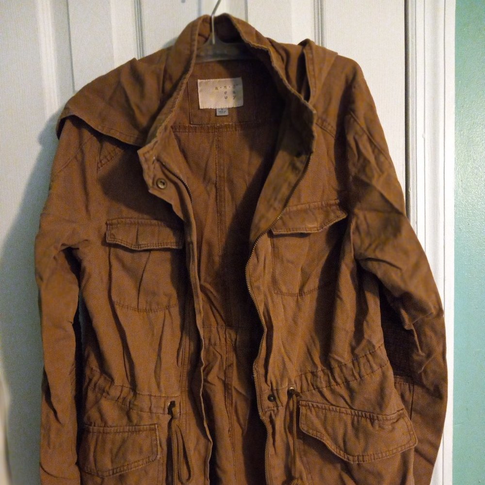 a.n.d ea wy rust color jacket size s